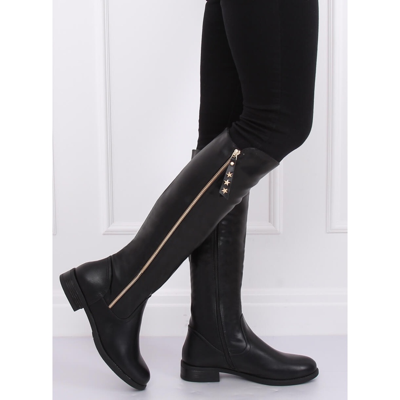 Botas de montar mujer negras MR-6 Black negro 2 Botas de montar mujer negras MR-6 Black negro 2
