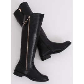 Botas de montar mujer negras MR-6 Black negro 1 Botas de montar mujer negras MR-6 Black negro 1