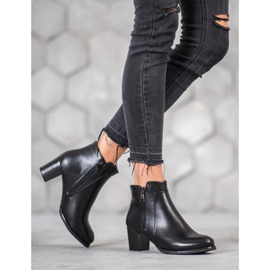 J. Star Botines con cremallera negro 3