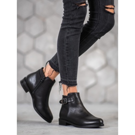 Small Swan Botas bajas clásicas negro 4