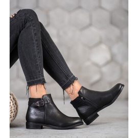 Small Swan Botas bajas clásicas negro 2