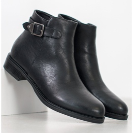 Small Swan Botas bajas clásicas negro 1