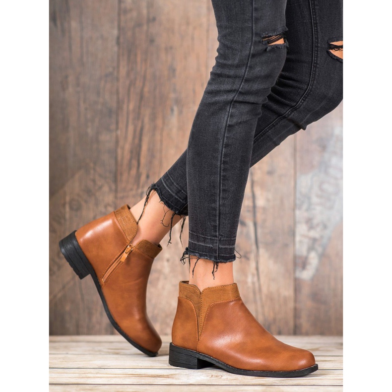 Small Swan Botas de camello casual marrón 1 Small Swan Botas de camello casual marrón 1