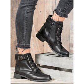 Small Swan Botas clásicas con cordones negro 2 Small Swan Botas clásicas con cordones negro 2