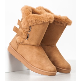 SHELOVET Botas de nieve cálidas marrón 6