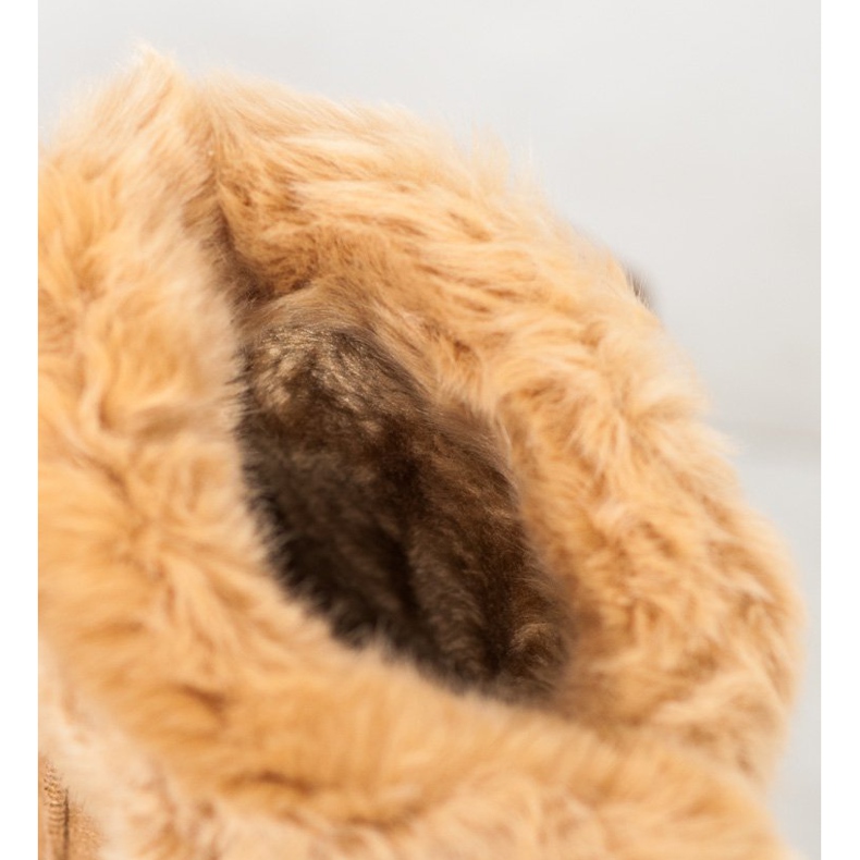 Sport Mukluki caliente con piel marrón 2