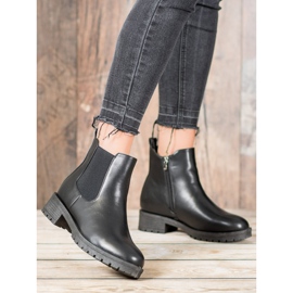 SHELOVET Botines chelsea negros 1
