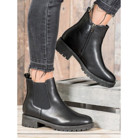 SHELOVET Botines chelsea negros 2