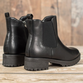 SHELOVET Botines chelsea negros 3