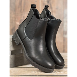 SHELOVET Botines chelsea negros 5