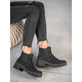 SHELOVET Botines chelsea en la plataforma negro 2