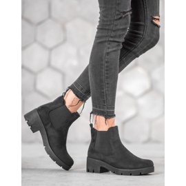 SHELOVET Botines chelsea en la plataforma negro 3