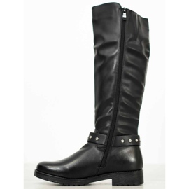 Bella Paris Botas de montar negras negro 1