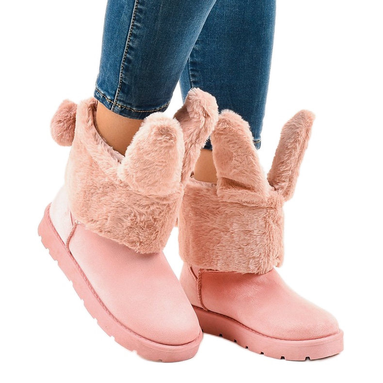 Botas esquimales rosas aisladas NB137 1