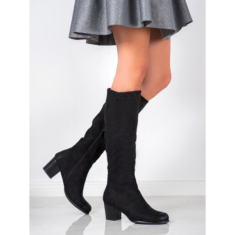 Botas clásicas en el talón VINCEZA negro 1