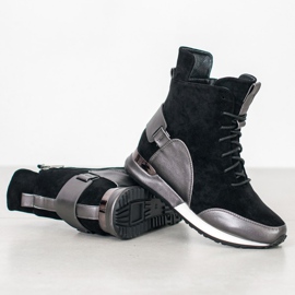 Goodin Zapatillas De Moda negro gris 6