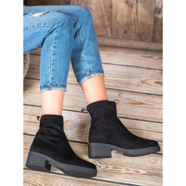 SHELOVET Botas sin cordones de moda negro 3