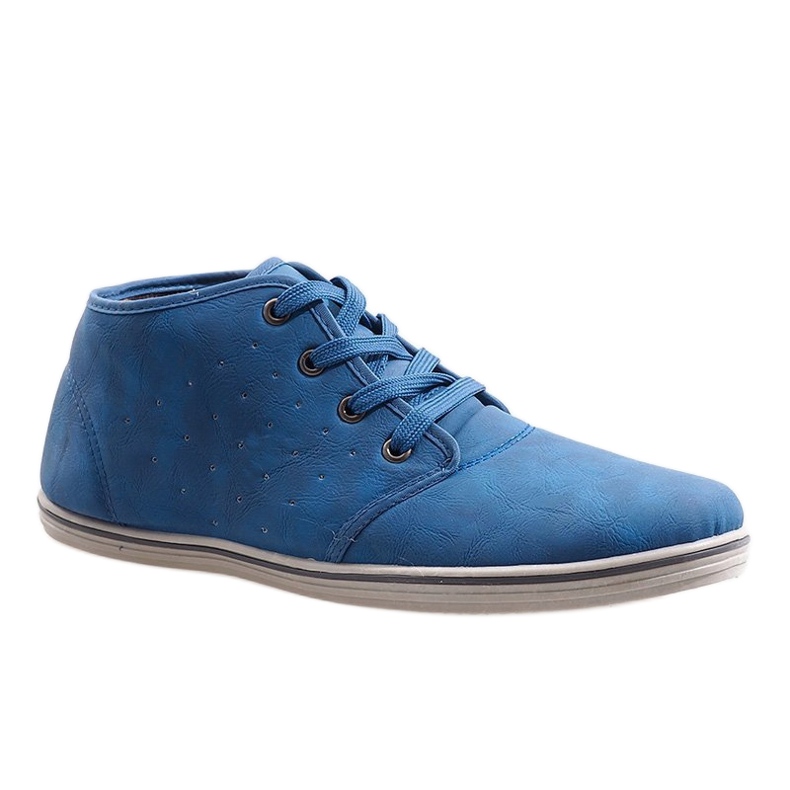 Zapatillas altas de moda TL354-6 Azul marino 1