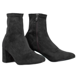 Diamantique Botines negros en un poste 1