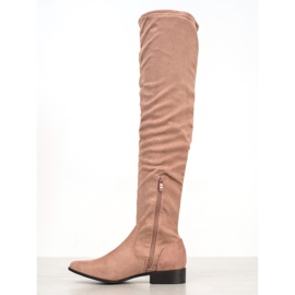 Jumex Botas elegantes con hebilla rosa 1