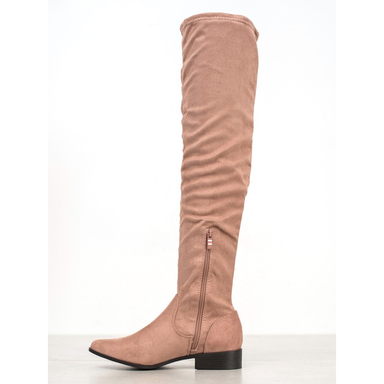 Jumex Botas elegantes con hebilla rosa 1