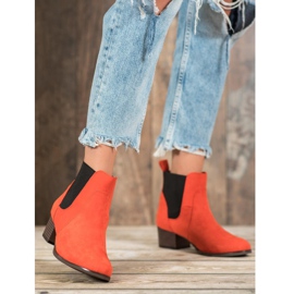 Kylie Botas Chelsea clásicas naranja 2