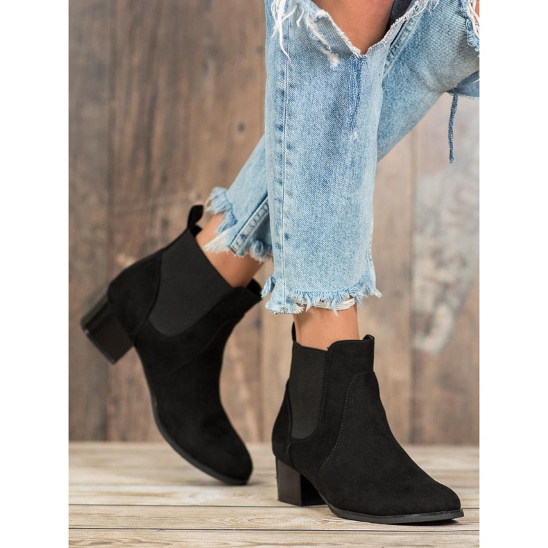 Kylie Botas Chelsea clásicas negro 2