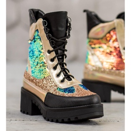 Seastar Botas en la plataforma de moda negro 3