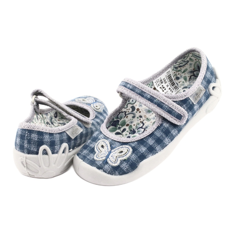 Calzado infantil befado 114X351 azul gris 4