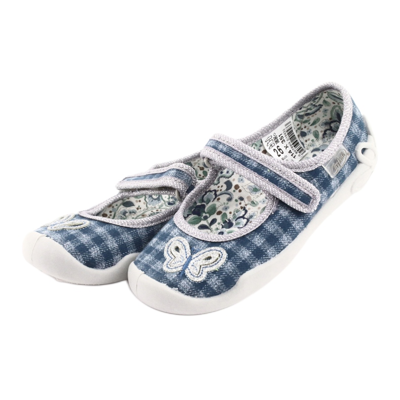 Calzado infantil befado 114X351 azul gris 3