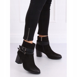 Botas de tacón estable negro G-35 Negro 2
