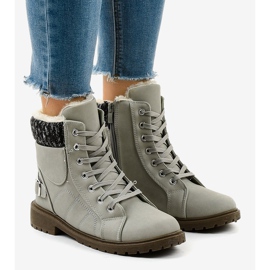 Botas de montaña con aislamiento gris NR02-4 1 Botas de montaña con aislamiento gris NR02-4 1