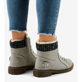 Botas de montaña con aislamiento gris NR02-4 4