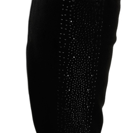 Botas de ante negro en el poste 995-38 4