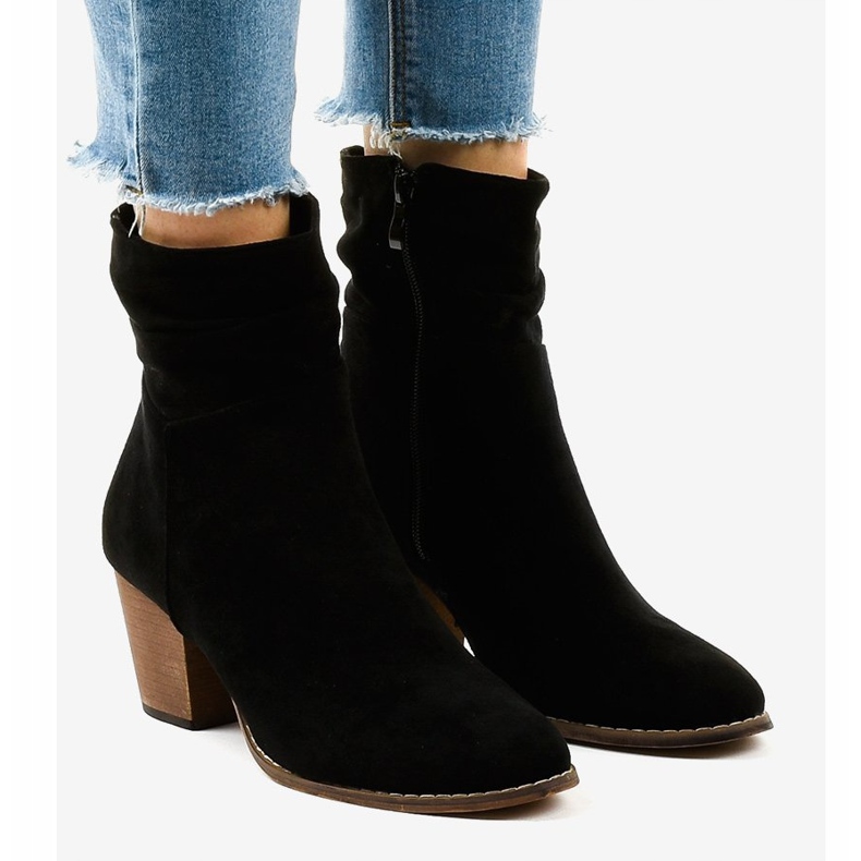 Bota cowboy ante negra E2250 negro 1