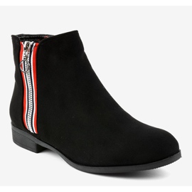 Botines planos negros de mujer 88-269 1 Botines planos negros de mujer 88-269 1