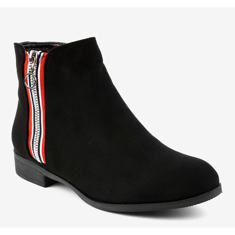 Botines planos negros de mujer 88-269 1 Botines planos negros de mujer 88-269 1