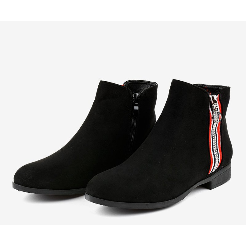 Botines planos negros de mujer 88-269 2 Botines planos negros de mujer 88-269 2