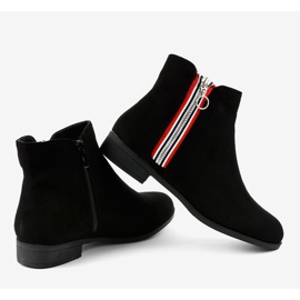 Botines planos negros de mujer 88-269 3