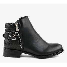 Botas negras planas Jodhpur KA525SL negro 2