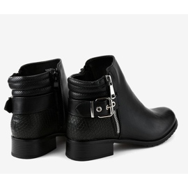Botas negras planas Jodhpur KA525SL negro 4