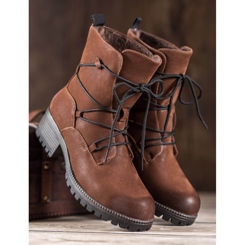 Kylie Trabajadores deportivos marrón 2