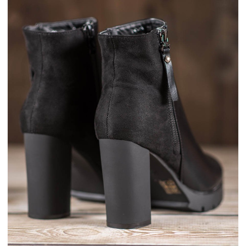 Bestelle Botas negras en la plataforma negro 1
