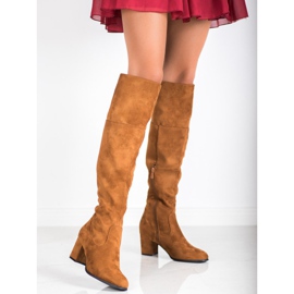 Clowse Botas altas de ante marrón 2 Clowse Botas altas de ante marrón 2