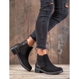 SHELOVET Botines chelsea con estrella negro 3