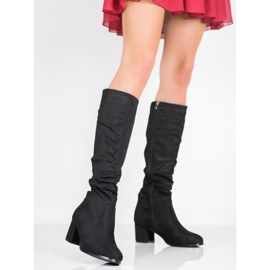 Wilady Botas de gamuza clásicas negro 2 Wilady Botas de gamuza clásicas negro 2