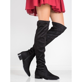 Seastar Botas casuales sobre la rodilla negro 2