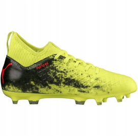 Botas de fútbol Puma Future 18.3 Fg Ag Jr 104332 01 multicolor verde 3