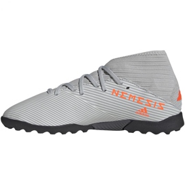 Botas de fútbol adidas Nemeziz 19.3 Tf Jr EF8303 multicolor gris 2