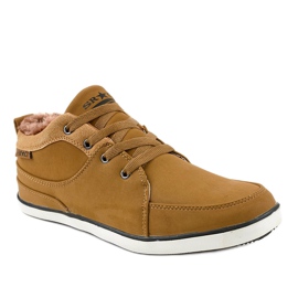 Zapatillas de hombre con aislamiento marrón 14M476 1 Zapatillas de hombre con aislamiento marrón 14M476 1